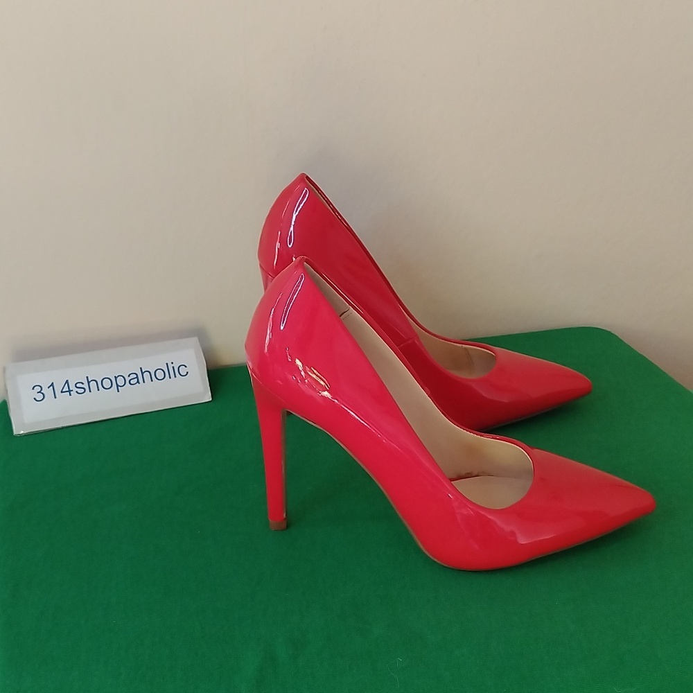Red Patent Leather Heels - Picture 5 of 5